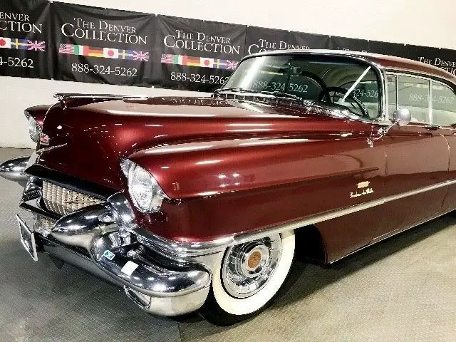 1956 cadillac deville 22,478 miles burgundy 365 automatic