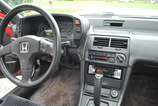 1989 honda prelude 2.0si/s coupe - red with black interior!