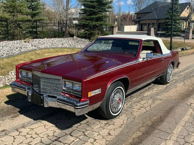 no reserve 1984 cadillac eldorado biarritz convertible 71900 actual mile gem wow