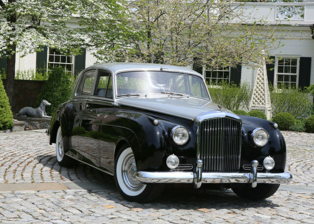 beautiful 1962 bentley sii sedan, mason's black with georgian silver