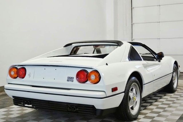 1989 328gts, bianco ferrari/beige, 476 original miles!! belt service 9/17