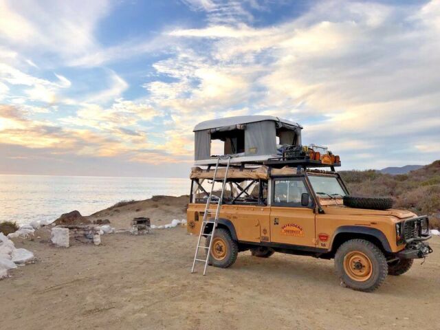 1988 camel trophy tribute land rover defender 110st - featured vehicle sema 2018