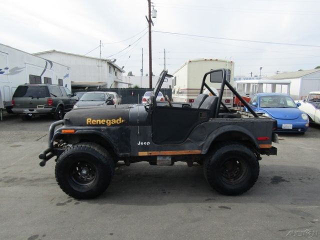 1979 jeep cj5 renegade 8-cylinder gas manual no reserve