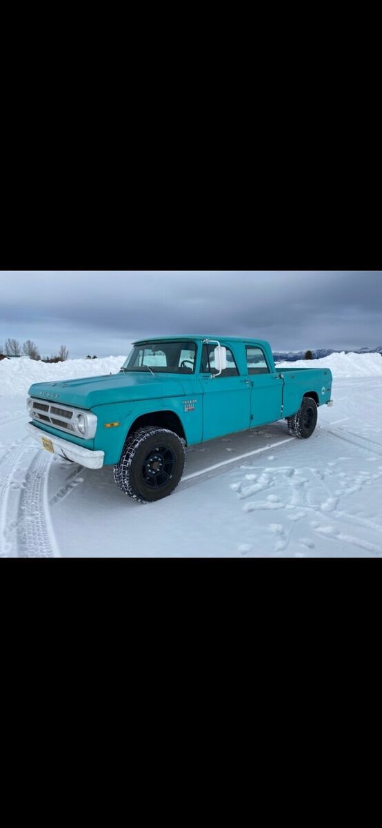 1970 dodge power wagon grey 4wd automatic