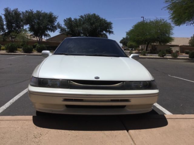 1992 subaru svx automatic clean pearl white new timing belt kit