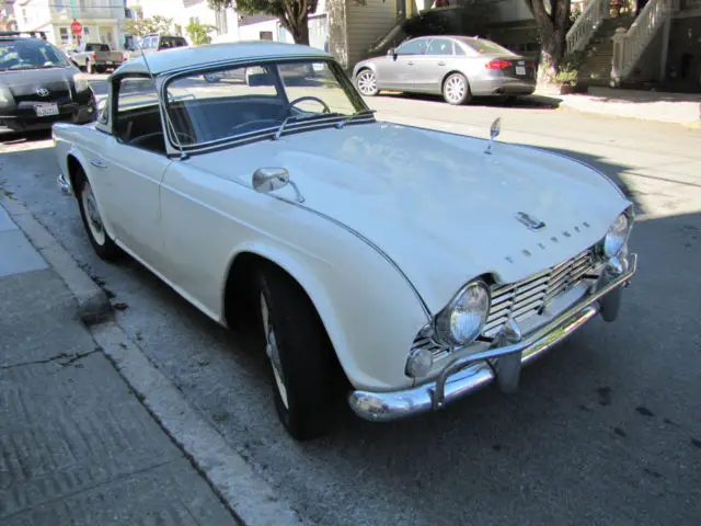 1965 triumph tr4 - original survivor with surrey top - no reserve