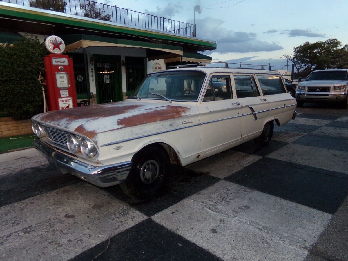 1964 ford ranch wagon 9 pass new mexico barn find desert patina thunderbolt