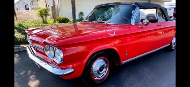 show quality 1962 corvair monza convertible!!