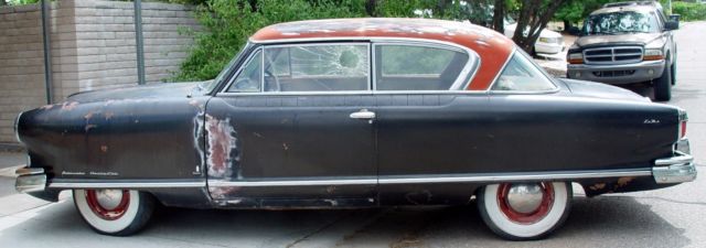 1953 nash ambassador country club lemans airflyte 2 door, very rare barn find!