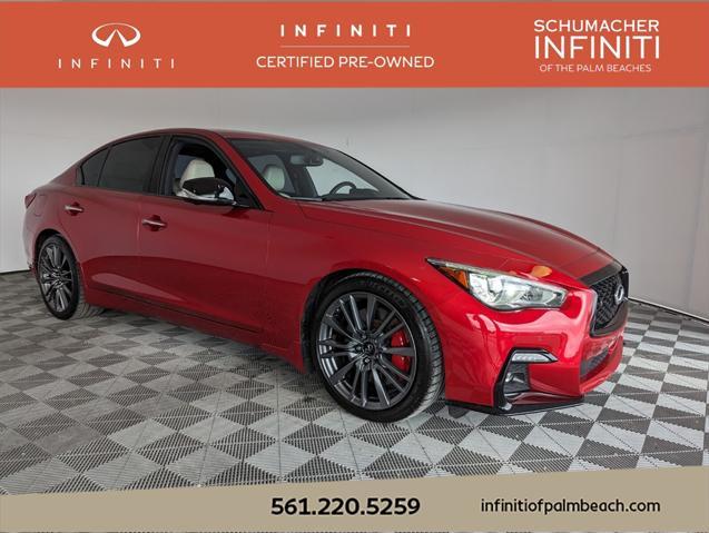 2021 infiniti q50 3.0t red sport 400