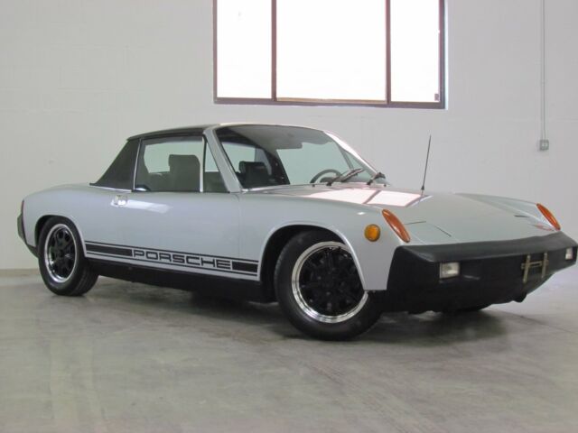 1976 porsche 914 -removable top- 68,445 miles silver convertible 4 cylinder 2l m