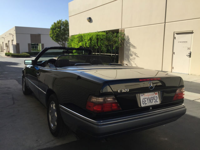 1994 mercedes benz e320 cabriolet, w124, triple black