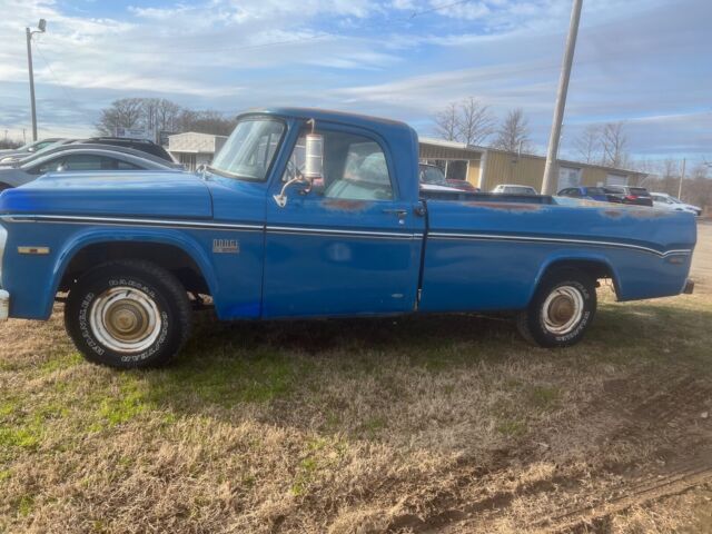 1970 dodge d150 blue rwd manual