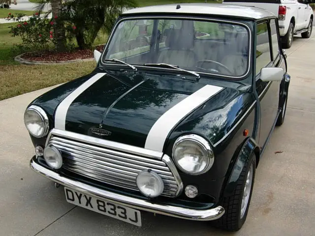 austin cooper, british green, air, power windows