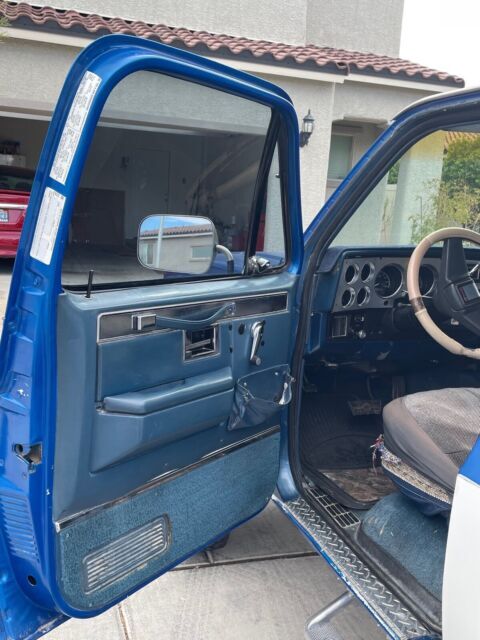 1981 gmc k2500 pickup blue 4wd automatic