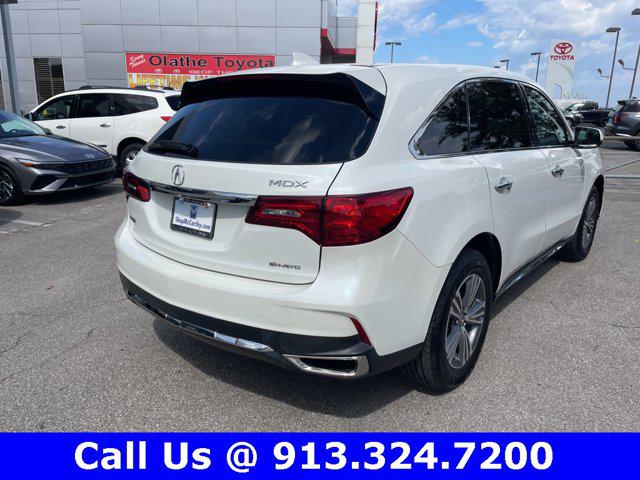 2019 acura mdx standard