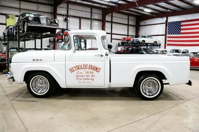 1960 ford f100 44684 miles white pickup truck 351ci v8 automatic