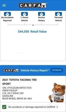 2021 toyota tacoma trd sport in masons island, connecticut