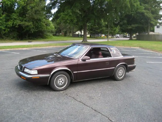 1989 chrysler tc maserati unmolested origonal survivor garage find 16k miles!!