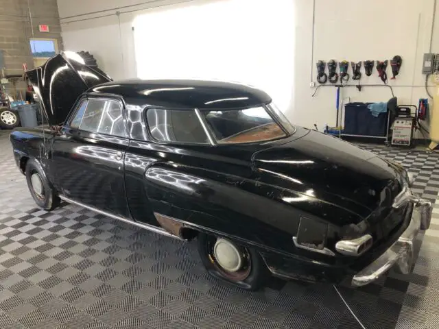 1948 studebaker champion coupe black rwd manual starlight coupe