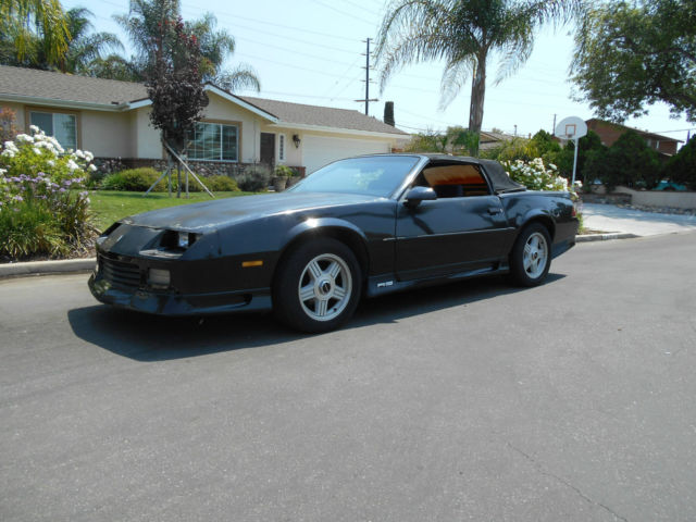 1991 camaro rs convertible one owner survivor ca. zero rust unmolested original