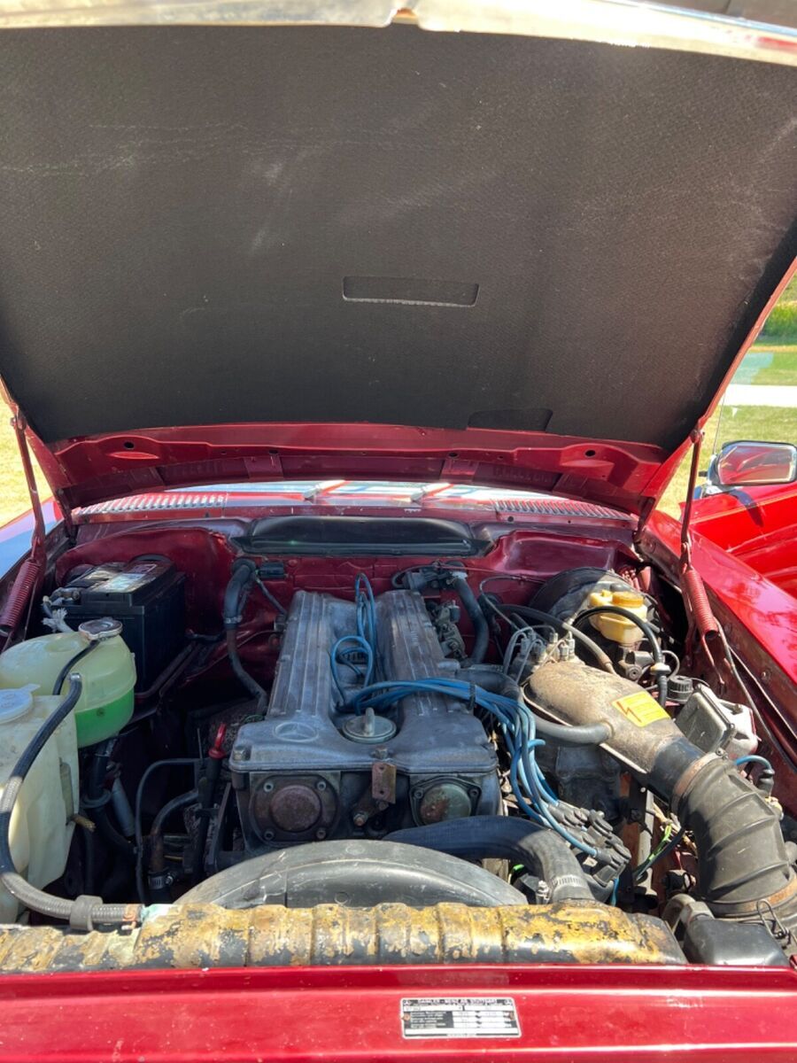 1978 mercedes 280sl euro r107 convertible 4 speed manual transmission