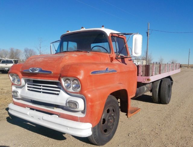 1958 chevrolet viking lcf low cab forward 58 59 shop farm work dump truck