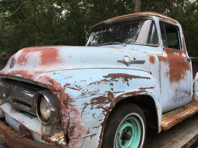 1956 ford f100 pickup truck super solid western south dakota truck nice patina