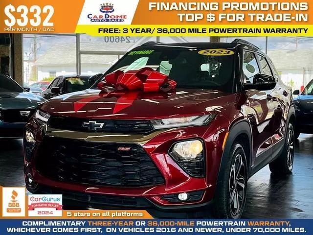 2023 chevrolet trailblazer rs