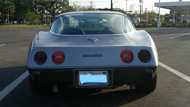 rare silver anniversary 1978 corvette with specialty factory interior