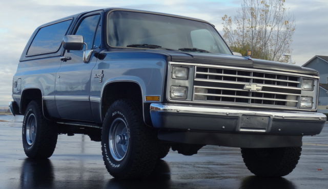rare 1985 chevrolet blazer k5 silverado 4x4.1 owner. 99,000 original miles