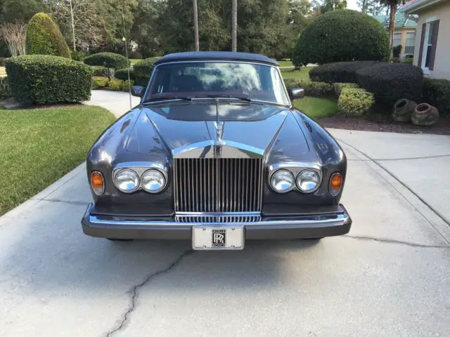 1985 rolls royce corniche convertible beautiful red leather supple luxury