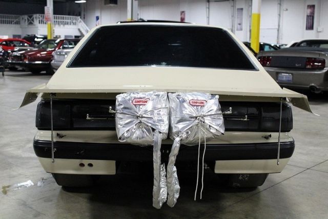 1988 ford mustang lx 5.0 0 sand beige coupe 360 v8 2 speed power glide auto