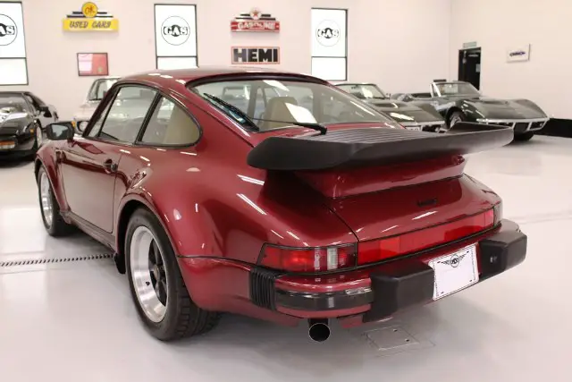 1989 porsche 911 turbo 39912 miles red 3.3l l6 sohc 12v turbo manual