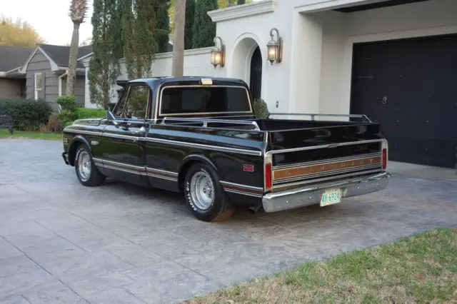 1972 chevrolet super cheyenne, crate zz4 engine, weiand blower, ac, fast!!!