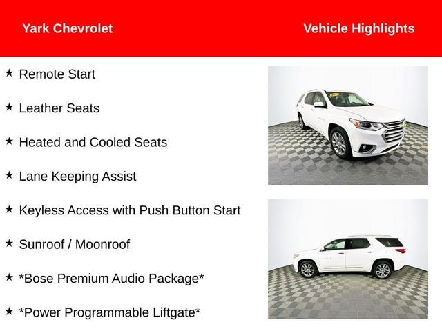 2020 chevrolet traverse high country