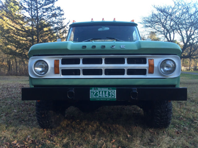 1968 dodge crew cab cummins 12v 4x4 power wagon w200 no reserve!