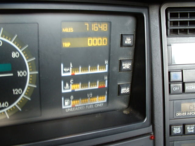 1993 cadillac allante convertible no reserve excellent condit. low miles no rust