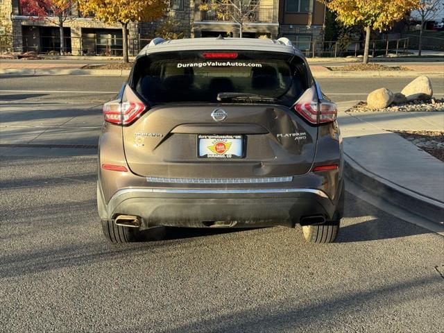 2015 nissan murano platinum