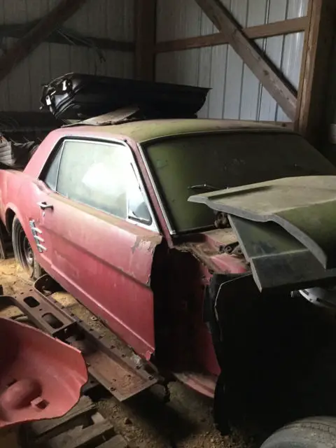 1966 ford mustang coupe v8 project car