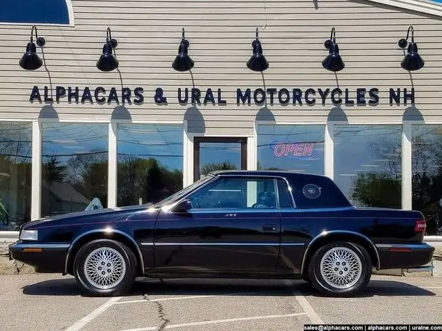 black chrysler tc at alphacars & ural of new england