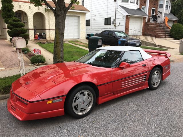 '89 hard/soft top corvette convertible 12952 original miles