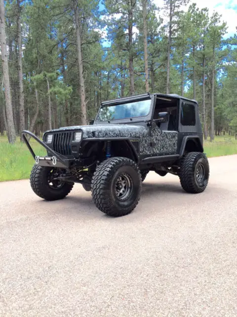 1988 jeep wrangler yj v8 4x4 5.3l vortec swap, axle swap, king coilovers arb air