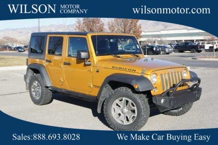 2014 jeep wrangler unlimited rubicon 4x4 rubicon 4dr suv for sale in logan, utah