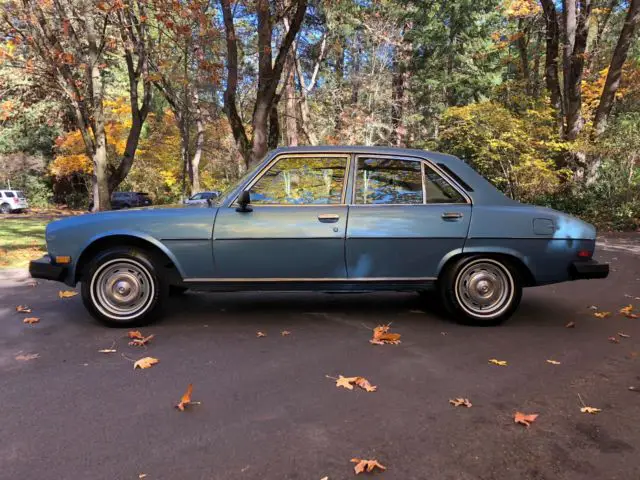 two owner 1975 peugeot 504 diesel 4 speed runs and drives no rust all original!
