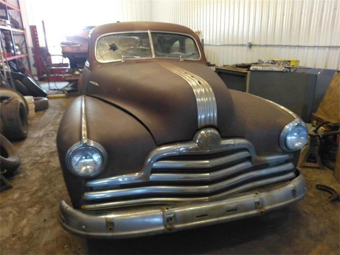 1947 pontiac torpedo in parkers prairie, minnesota