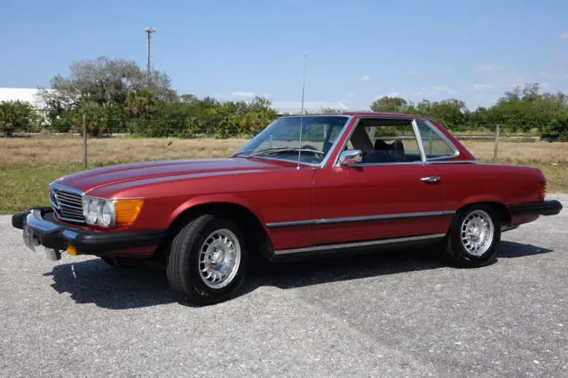 1974 mercedes-benz 450sl roadster, both tops, books, manuals & car cover
