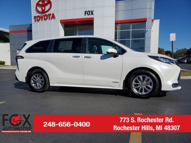 2021 toyota sienna xle 8 passenger