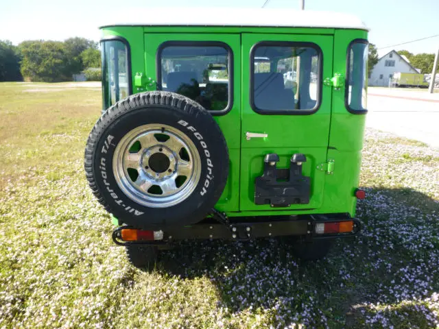 rare frame off restoration toyota landcruiser bj42. all options. tools. winch