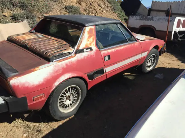 1980 fiat x19 x1/9 bertone not running - complete car
